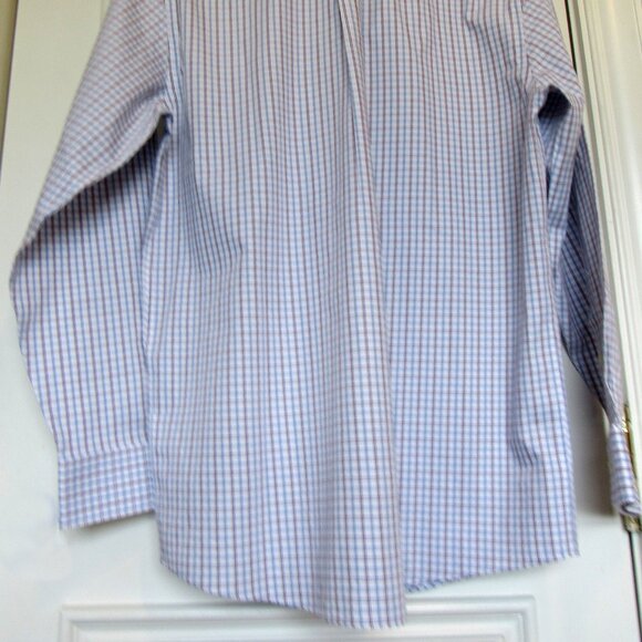 Brooks Brothers Non-iron Dress Check Plaid Shirt Men's Size 15.5 (32/33),Cotton - Picture 7 of 8